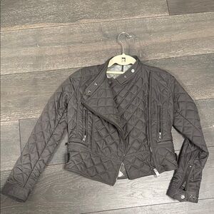 Burberry Youth biker quilted jacket